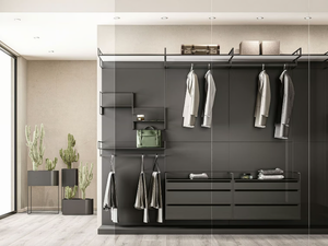 CADDY WARDROBE - Custom metal walk-in wardrobe _ Ronda Design